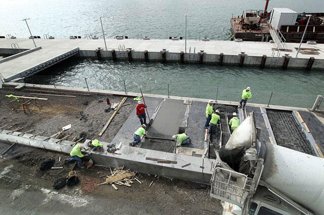 sea side site top view