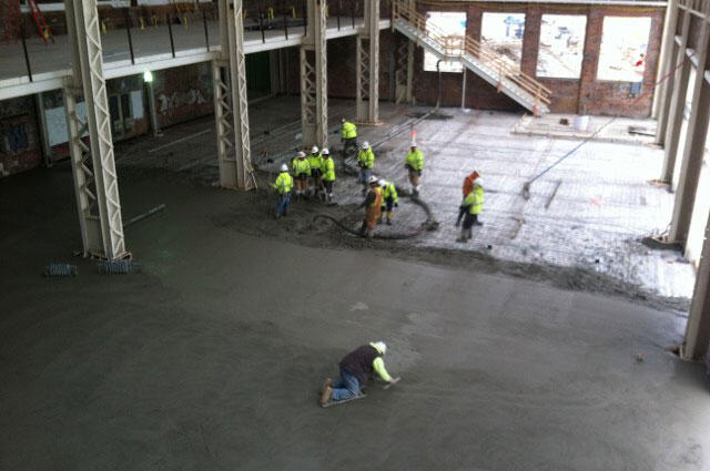 workers at site