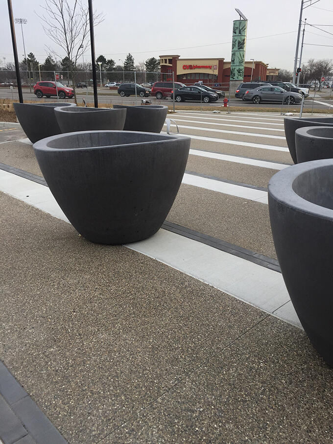 exposed aggregate bands